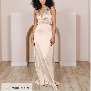 COPY - Dylan Satin Dress from Revelry